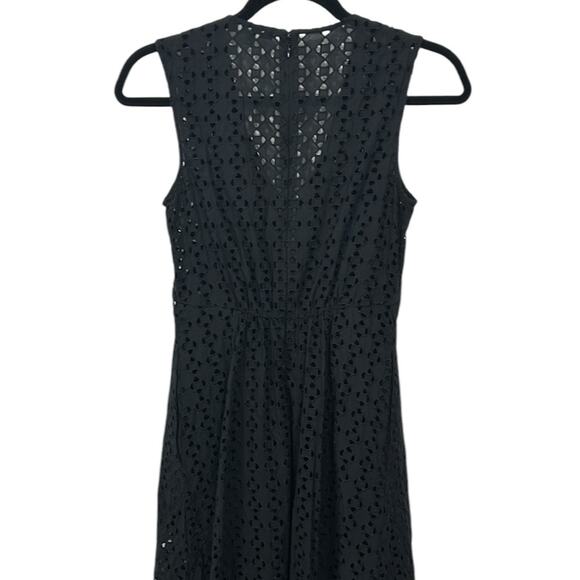 Madewell Eyelet V-Neck Maxi Dress Black Women’s Sizes 6 - Picture 10 of 15